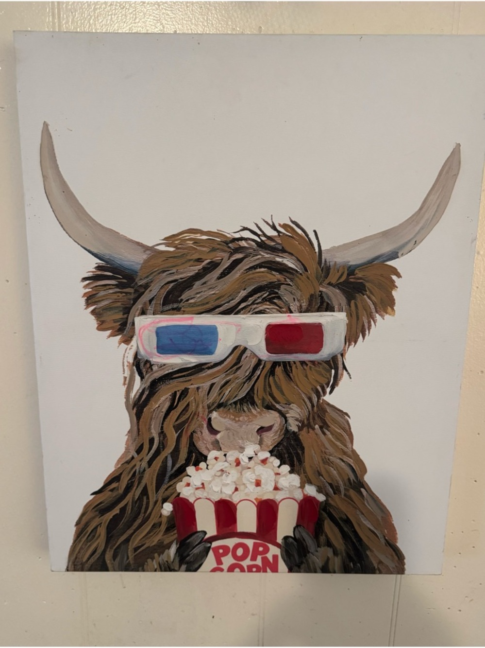 Movie Cow Popcorn Wall Art - Yvette St. Amant (Hobby Lobby Collection)